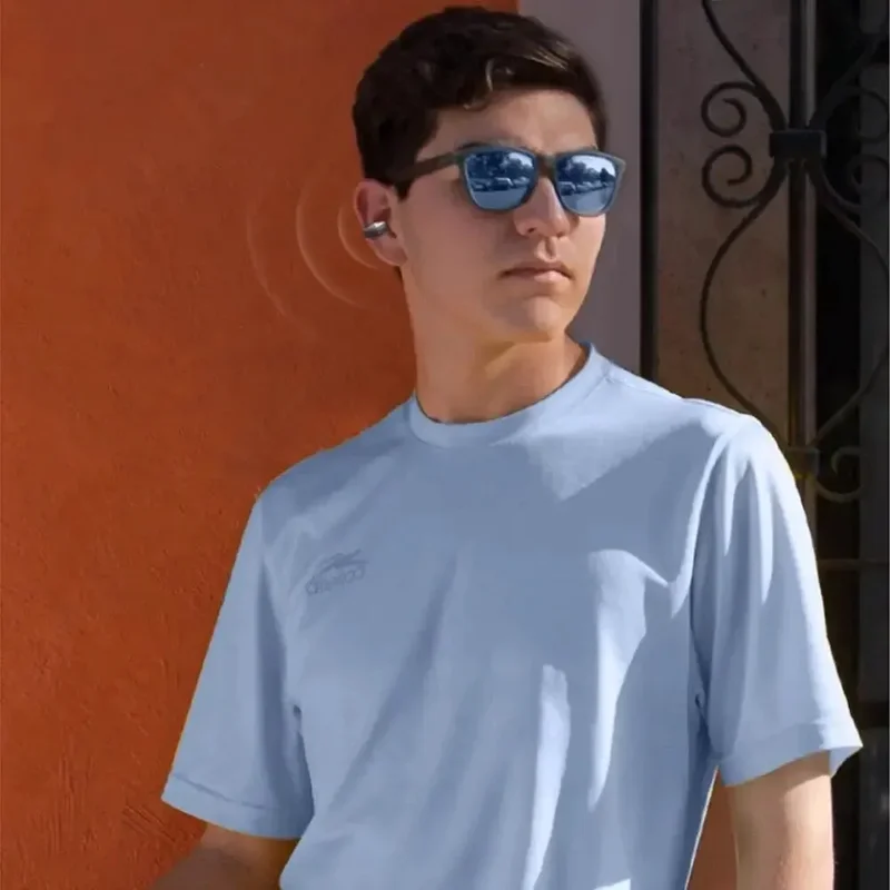 Sunfler TWS Wireless Headphones Bt 5.2 Bone Conduction Earphones Earclip Design Touch Control LED In Ear Earbuds Sports Headsets