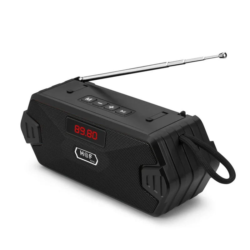 ZENX Portable Wireless Speaker Bluetooth-compatible Outdoor USB Speakers With FM Radio Receiver AUX TF MP3 Loudspeaker For Phone PC